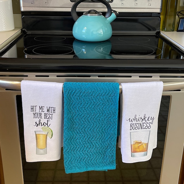 Funny Kitchen Towels - Vodka/Friends/Wine Cute & Funny 5 Pc Set - Dark –  Twisted Anchor Trading Company