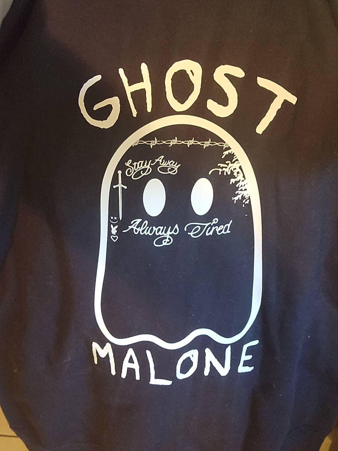 Ghost Malone Sweatshirt, Halloween Sweatshirt, Funny Halloween Crewneck, Cute Ghost Hoodie