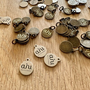 Diamond Shape Stainless Steel Jewelry Tag Custom Logo Laser - Etsy