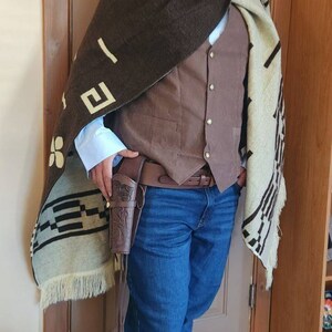 クリント•イーストウッド★ポンチョ★レプリカ★メキシコ製★Wool 100% クリント・イーストウッド アルパカ ポンチョ コート | 暖かいポンチョ