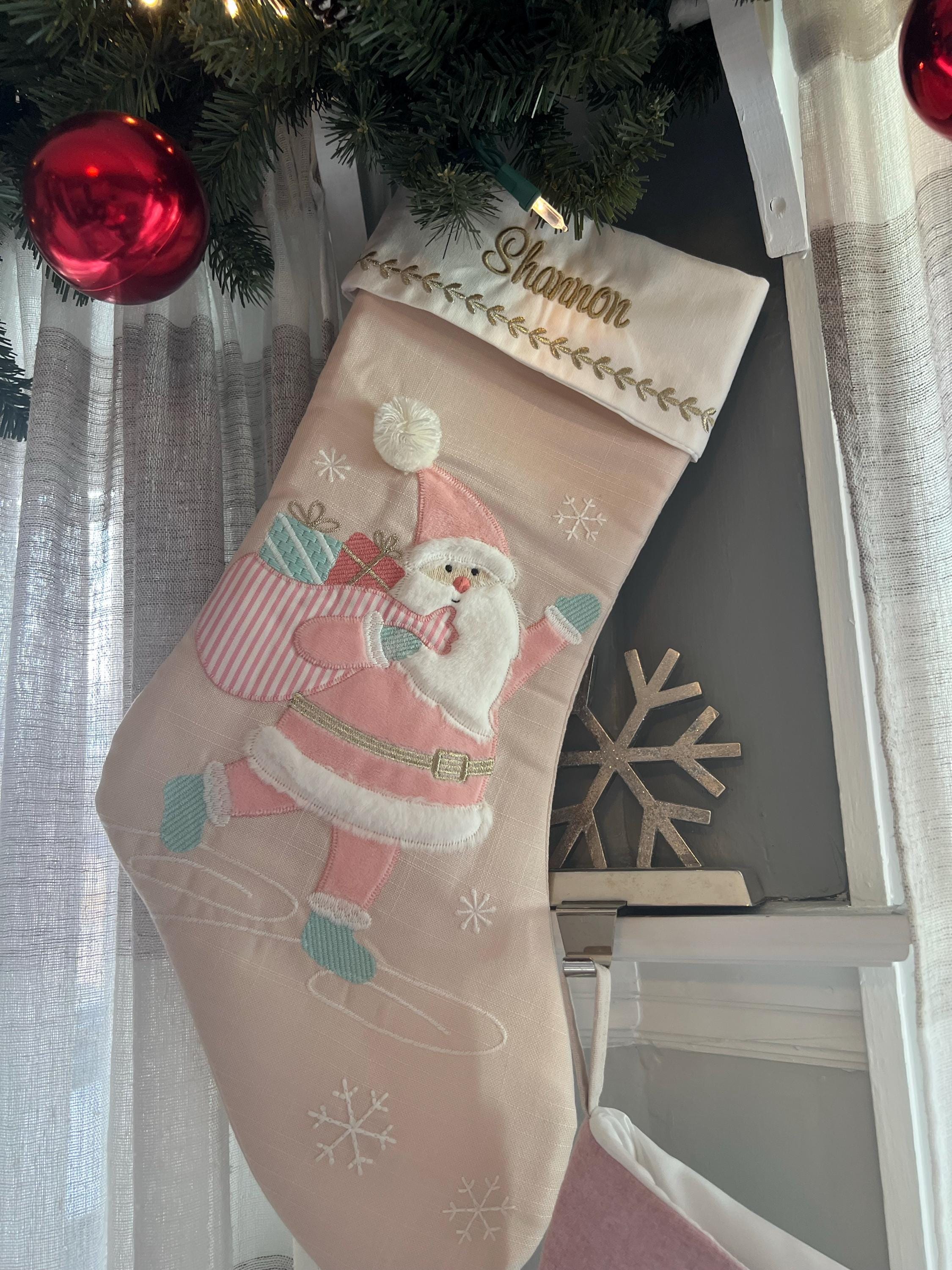 Personalized Christmas Stocking for Girls: Mermaid, Ballerina, Unicorn