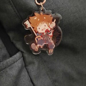 KINGDOMHEARTS チャーム Kingdom Hearts Silver Charm Set Roxas, Axel , Zion SV925