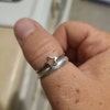 Stainless Steel Silver Star Ring, Silver Star Outline, Sizes 6-10 ...