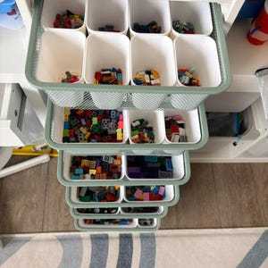 Modular Organizer Inserts for IKEA Trofast Mesh Bins | Building