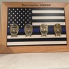 4-8 Police Badge Display to Showcase on the Wall or Desk. Perfect Gift ...