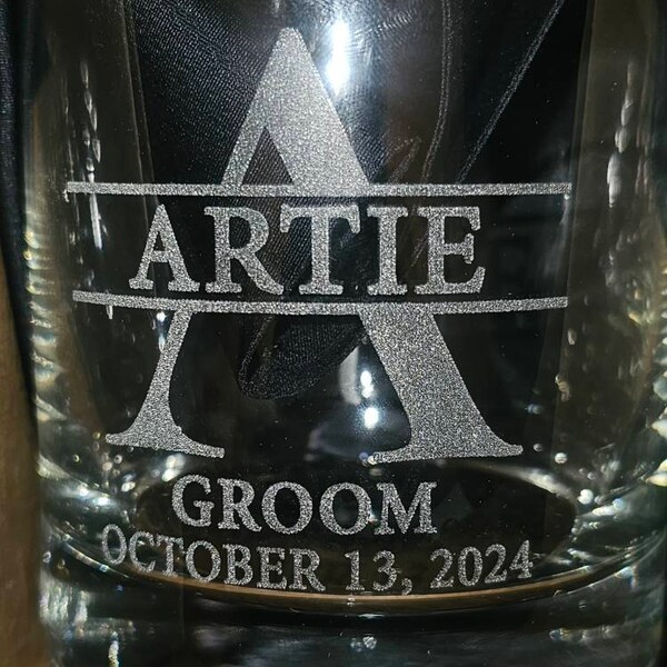 Groomsman 11oz Whiskey Glass, Engraved Old Fashion, Groomsmen Gift Idea, Personalized Groomsman ...