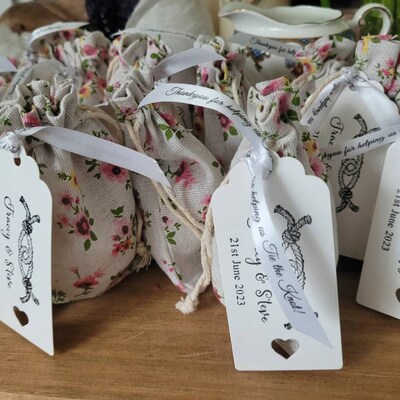 Pack of 10/25/50/100 Kraft Paper Gift Tags Scallop Blank Label ...