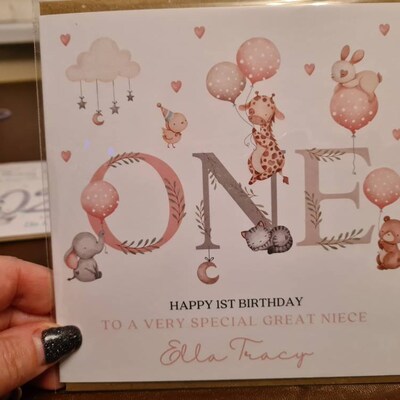 2nd Birthday Card For Girl Daughter Granddaughter Niece Little Girl Goddaughter Second Birthday Princess Card - UK