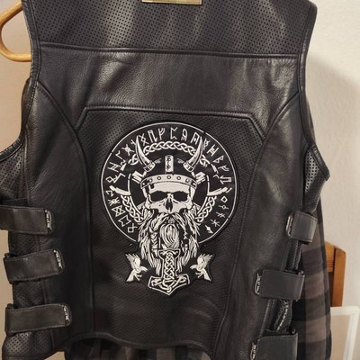 Odin Viking Patch for Bikers, Motoclub Jacket, Large Patch, Back Patch ...