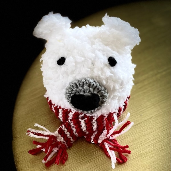 PDF KNITTING PATTERN Polar Bear Chocolate Orange Cover, Christmas ...
