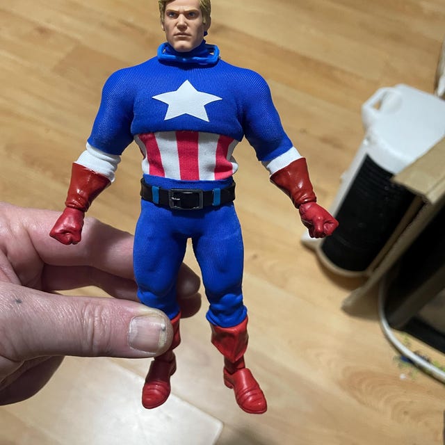 1/12 キャプテン・アメリカまたはUSエージェントのスーツのみ - Etsy 日本