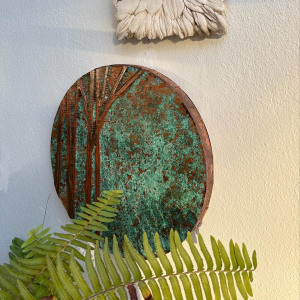 Rustic Copper Wall Art | Farmhouse Decor | Copper Wall Hangings ...