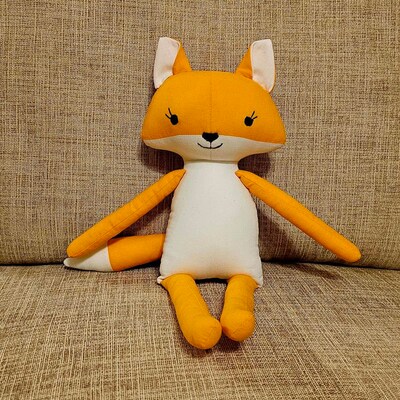Fox Sewing Pattern PDF Make a Fox or Wolf Woodland Animal Cloth Doll ...