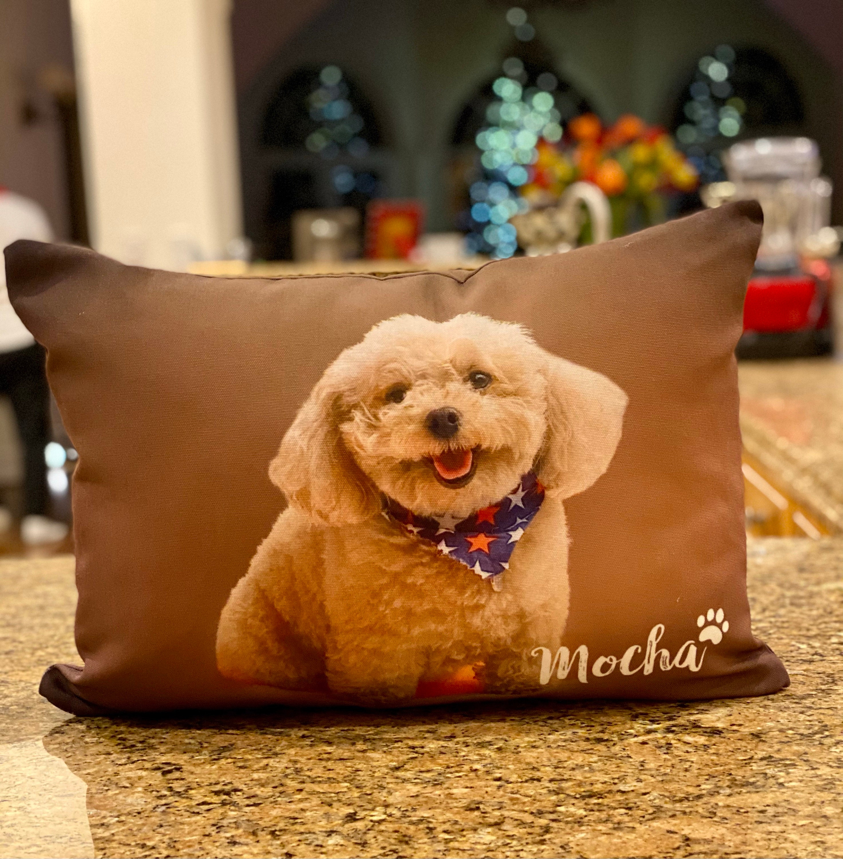 Pet Loss Pillow, Dog Remembrance, Pet Memorial Gift, Custom Pet Pillow