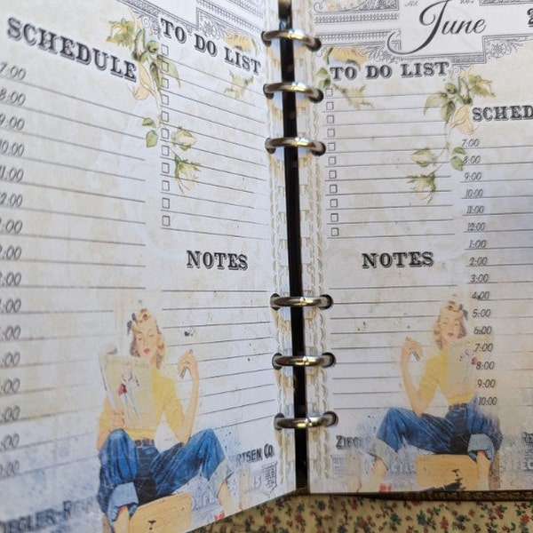 2025 Weekly Planner Refill, Classic Size for Franklin Covey, Set No. 1