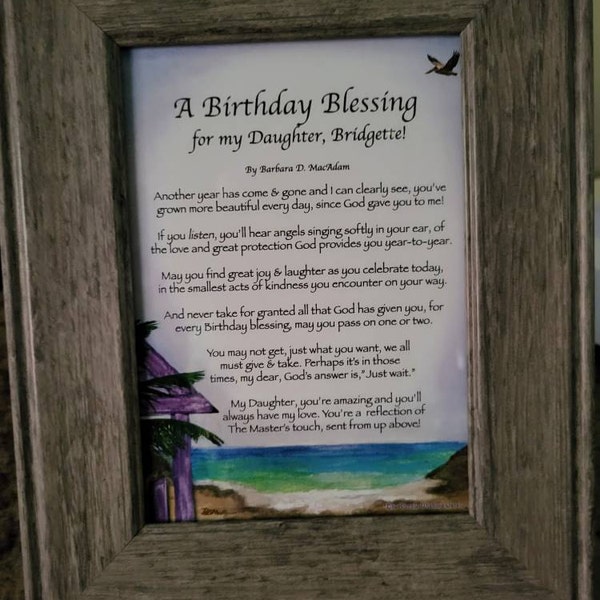 A Retirement Blessing - in Digital Format, 5x7 Frameable Digital ...