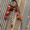 Personalized Keychain // Beaded Keychain // Colorful // Cute // Gift ...