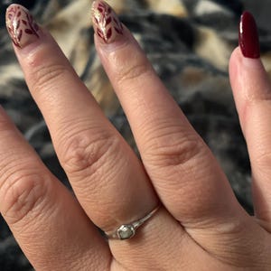 Customer photo from Kim, Raw Diamond Ring in Rose Gold
