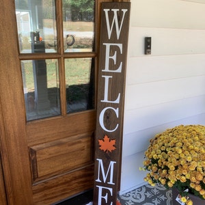 WELCOME Sign With Interchangeable Designs / Personalized WELCOME Sign ...
