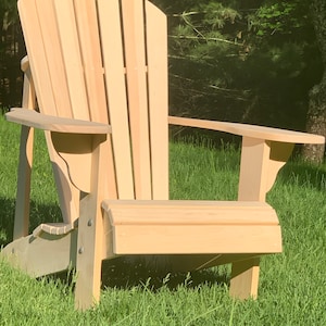 Grandpa Adirondack Chair Plans Digital CAD PDF Etsy