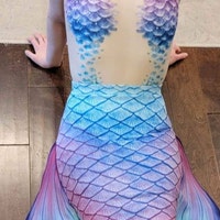 Fairy Tale Scales Hip Ruffle Swimsuit