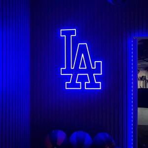 Los Angeles Dodgers Neon Sign,la Neon Sign for Garage or Man Cave