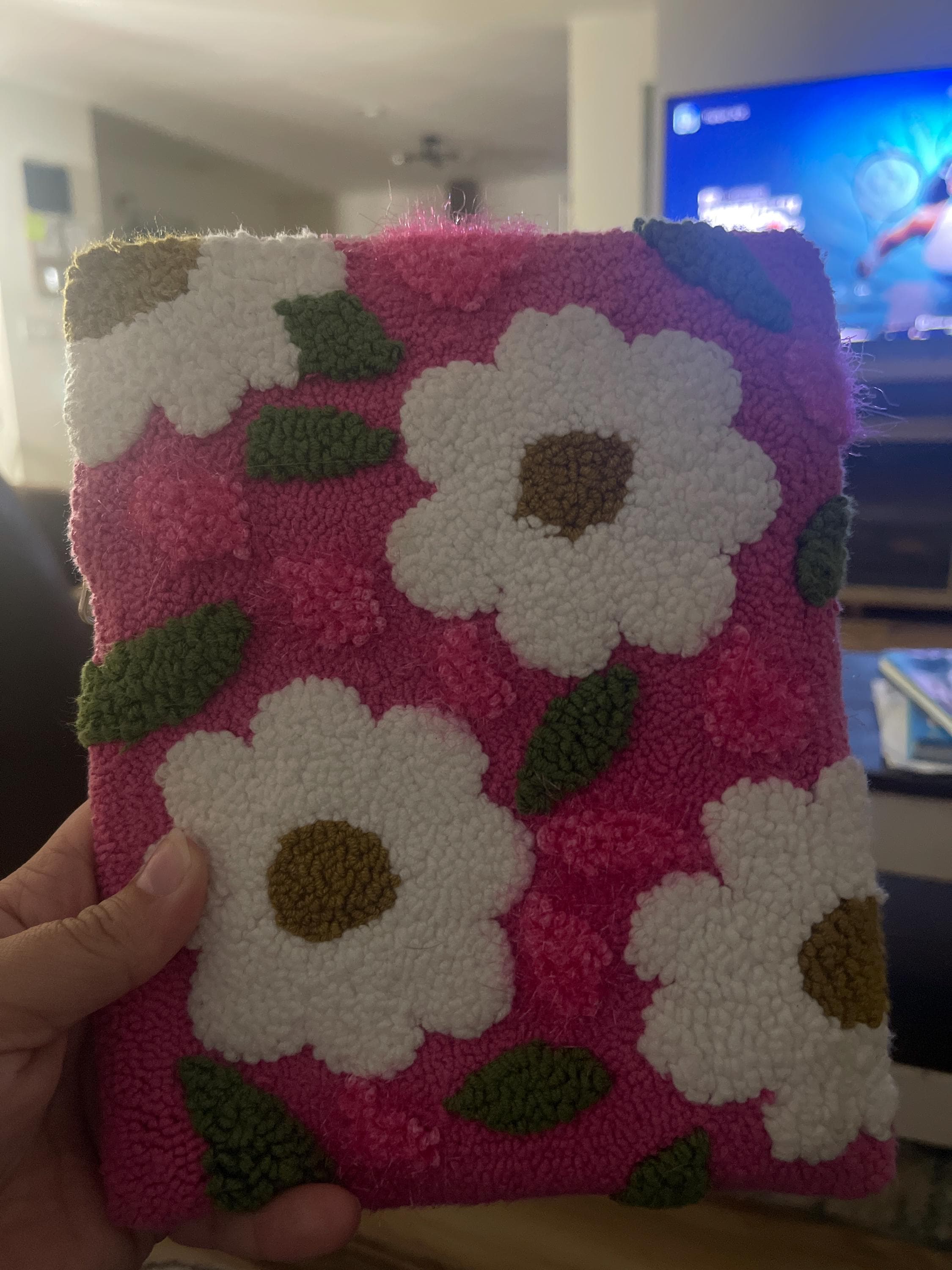 Daisies Kindle cover - kindle paperwhite case - Fabric book cover - Personalized kindle sleeve - Oasis case - kindle accessories gift