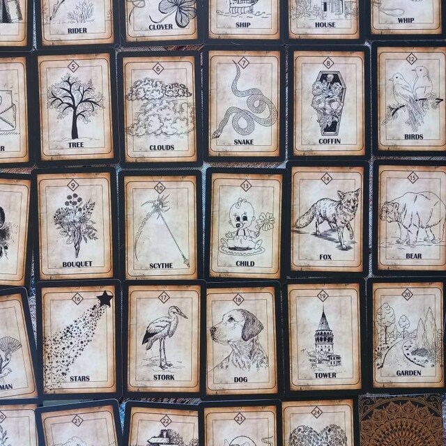 Magic Lenormand Deck, Divination and Fortune-telling Cards Magic Lenormand Deck, Divination and Fortune-telling Cards