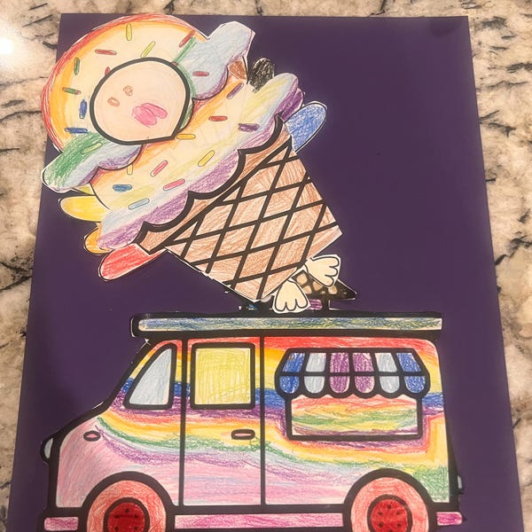 Disguise a Turkey- Blank Ice Cream Disguise Template-resizable! - Etsy