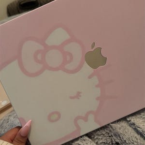 Pink Hello Kitty Hardshell Laptop Case for Apple MacBook Air 15 13