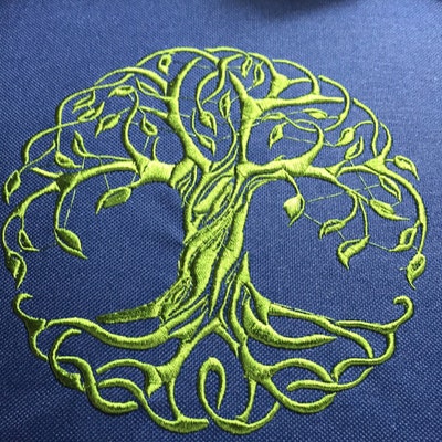 Tree of Life 2 Color Embroidery Design font Not Included EMBROIDERY ...
