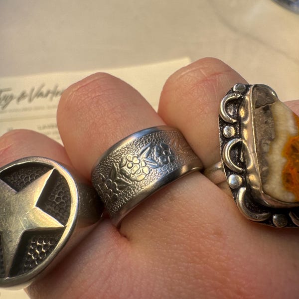 Mystery Bundle of Handmade Spoon Rings - Etsy