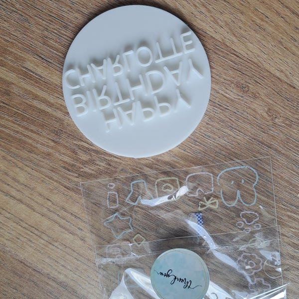 Custom Cookie Stamp Fondant Embosser
