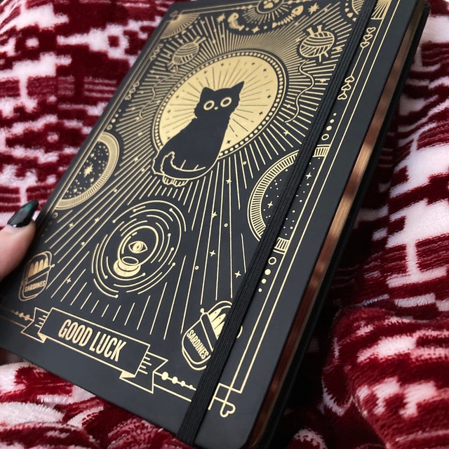 Good Luck Black Cat Mini Journal - Compoco