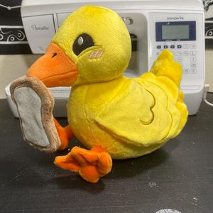 アヒルのぬいぐるみ動物の縫製パターン .pdf チュートリアル マガモの