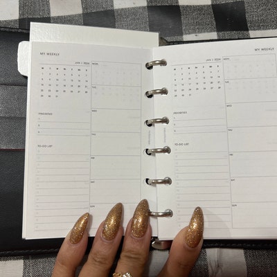 Planner Dividers A5 Printable PDF, PNG Editable Side Tab Template ...