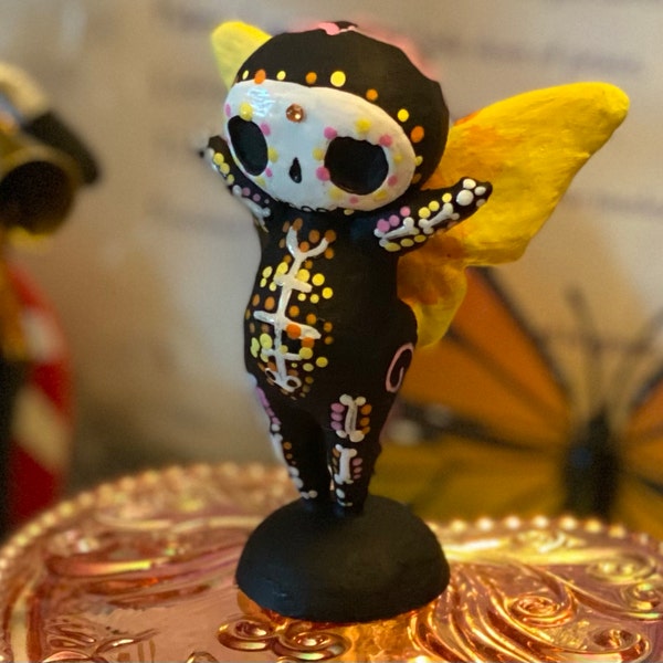 Pixie Skeleton Skeleton Pixie Sculptures Figurine Hand Painted 3D Printed - Etsy