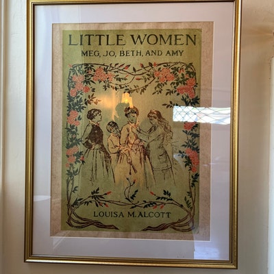 Little Women Book Cover Art Print Bookish Gift for Book Lovers and ...