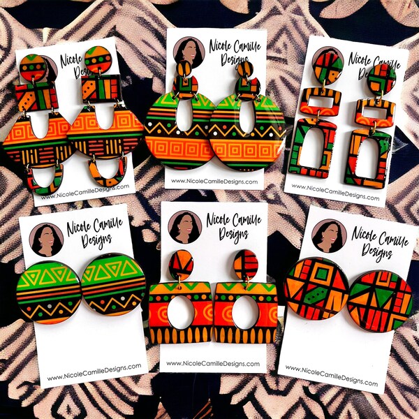 6 Hand Made African Digital Scrapbook Paper | African Background ...