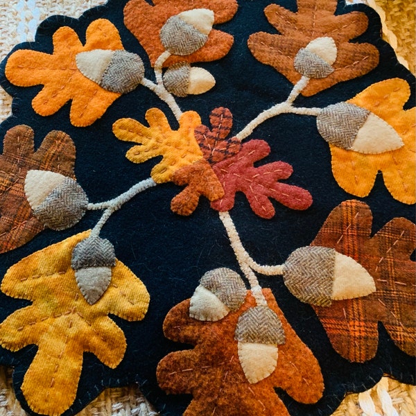 Spring Angel Wool Applique Paper Pattern Etsy