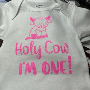 Holy Cow Im One SVG, I'm One Digital Download, Digital Files SVG ...