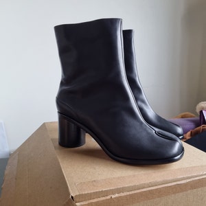 New Tabi Split-toe Leather Mens Womens Boots Calfskin - Etsy