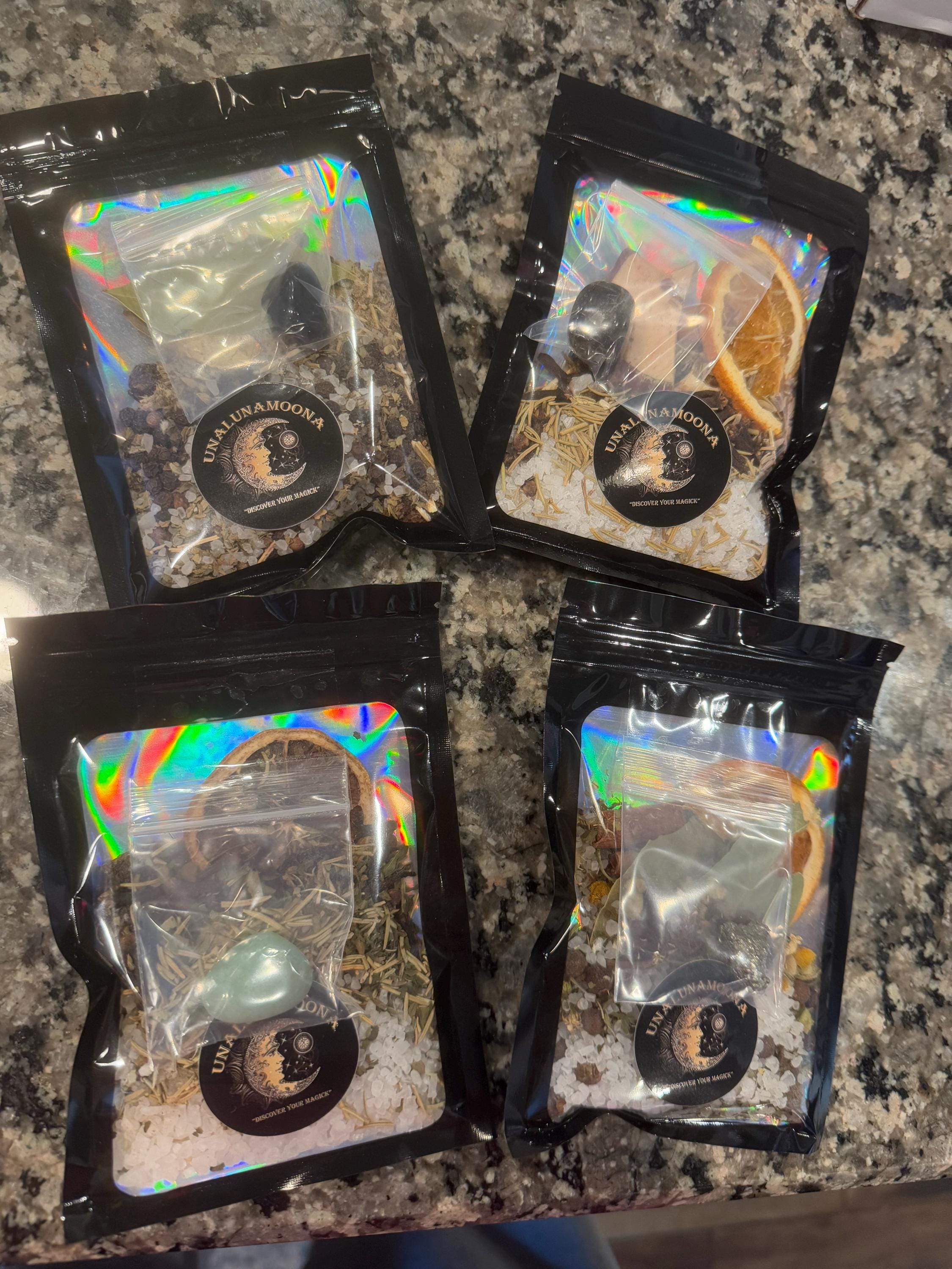 Intention Simmer Pots | Simmer Pot Kit | Simmer Pot Potpourri | Simmering Potpourri | Stovetop Potpourri | Witches Brew, includes Crystal