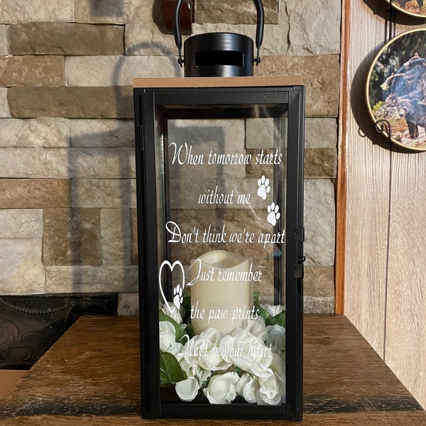 Pet Memorial Paw Print SVG: Dog Loss Remembrance (digital Download) - Etsy