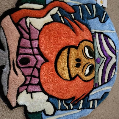 Scorpio Star Sign Custom Tufted Decor Rug, Astrology, Purple White ...