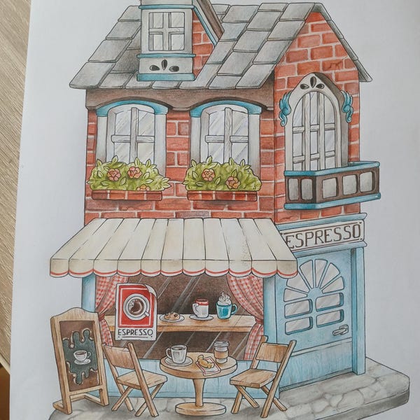 Relaxing Corner: Peaceful Spaces Coloring Book by Coco Wyo - Etsy