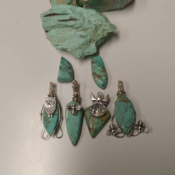 Peruvian Turquoise | Premium Rough Rocks From Peru | Chrysocolla ...