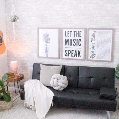 Custom Song Lyrics Wall Art, Printable, Personalized Gift, Lyrics Wall ...