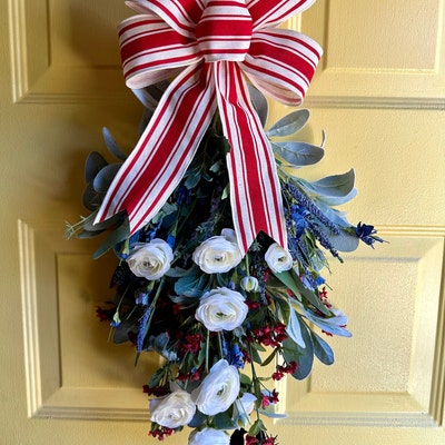 diy fourth of july swags