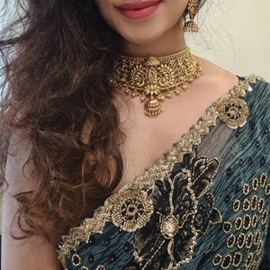 Tarinika Dwiti Antique Gold-plated 